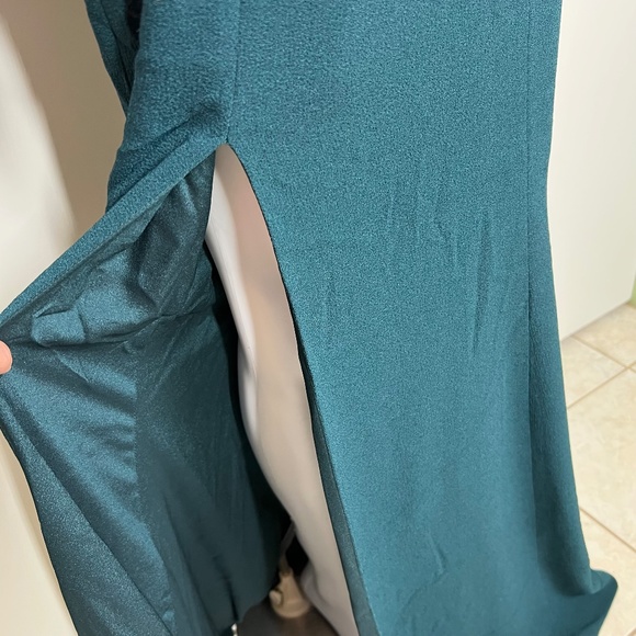 Dress the Population Emerald Green Formal Gown Strapless Boned Bodice, S NWOT - Picture 16 of 16
